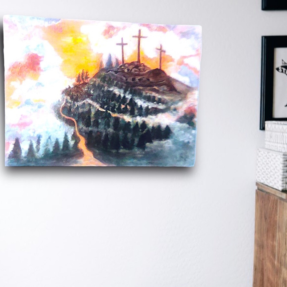 Handmade painting Crosses